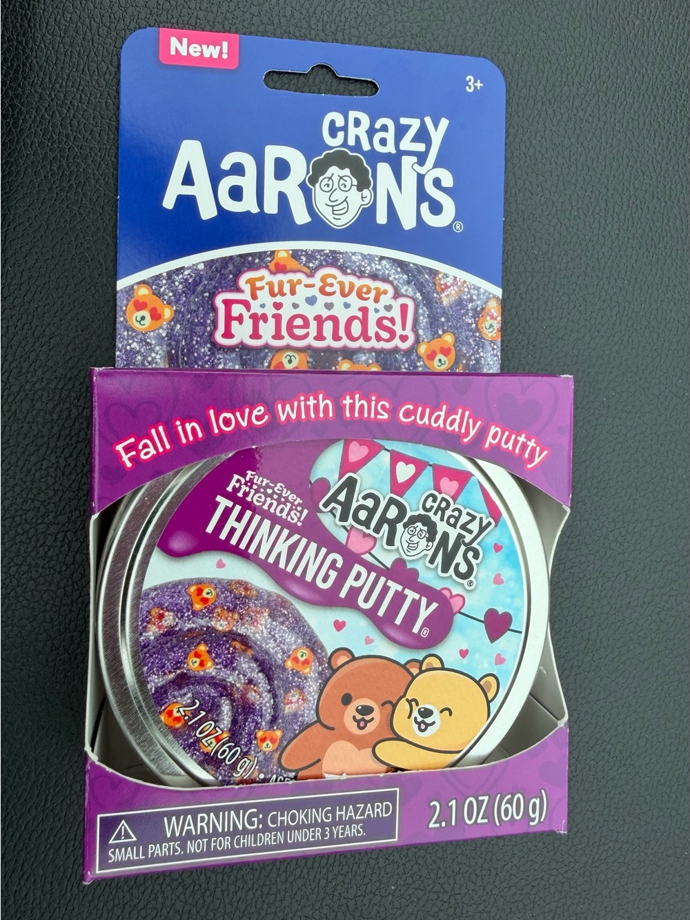 Crazy Aaron's Thinking Putty - Purple Glitter